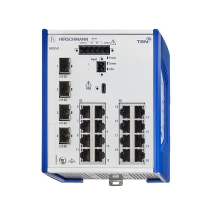 Produktfoto 1 von Hirschmann Ethernet-Switch 20-Port Managed Switch 123mm