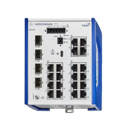 Produktfoto 1 von Hirschmann Ethernet-Switch 24-Port Managed Switch 123mm