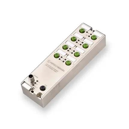 Produktfoto 1 von Hirschmann Ethernet-Switch 8-Port 61 x 201 x 46mm