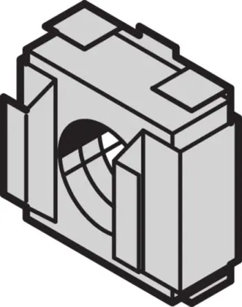 Produktfoto 1 von nVent SCHROFF Käfigmutter M6 Stahl Verzinkt
