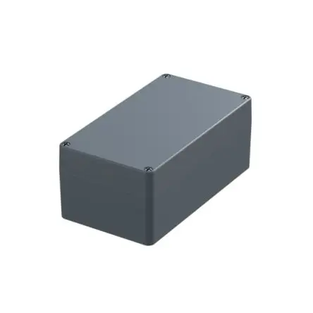 Produktfoto 1 von nVent SCHROFF IP-Pro Alu EMC; Gehäuse; Aluminium; Silbergrau; IK09 IP67, IP66 Breite 220 mm Höhe 90 mm Länge 122 mm