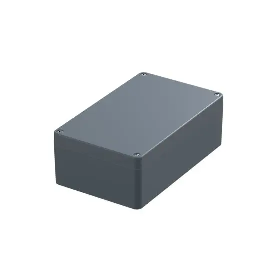 Produktfoto 1 von nVent SCHROFF IP-Pro Alu EMC; Gehäuse; Aluminium; Silbergrau; IK09 IP40 Breite 260 mm Höhe 90 mm Länge 160 mm