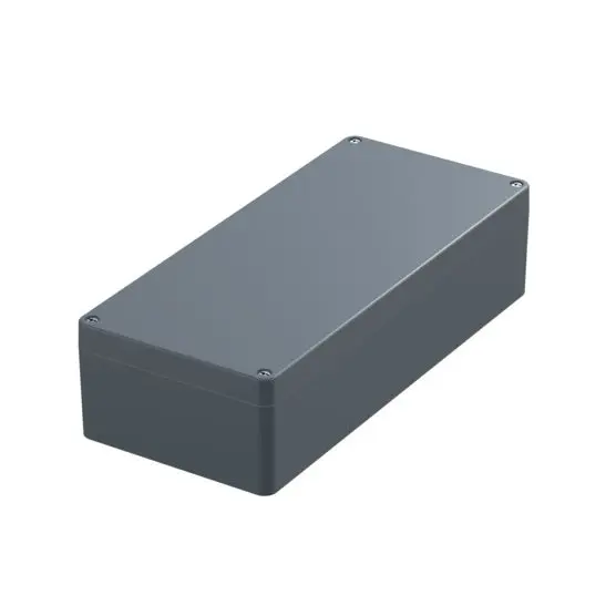 Produktfoto 1 von nVent SCHROFF IP-Pro Alu EMC; Gehäuse; Aluminium; Silbergrau; IK09 IP65 Breite 360 mm Höhe 90 mm Länge 160 mm