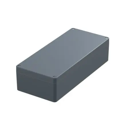 Produktfoto 1 von nVent SCHROFF IP-Pro Alu EMC; Gehäuse; Aluminium; Silbergrau; IK09 IP65 Breite 360 mm Höhe 90 mm Länge 160 mm