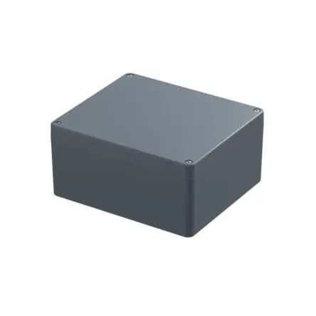 Produktfoto 1 von nVent SCHROFF IP-Pro Alu EMC; Gehäuse; Aluminium; Silbergrau; IK09 IP67 Breite 200 mm Höhe 110 mm Länge 230 mm