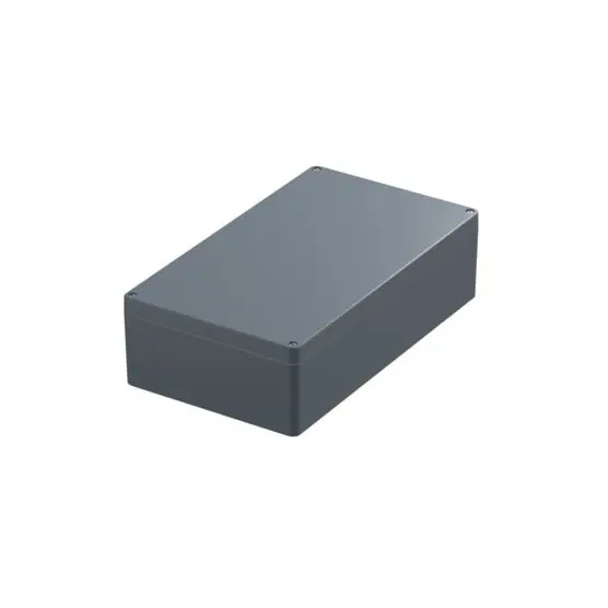 Produktfoto 1 von nVent SCHROFF IP-Pro Alu EMC; Gehäuse; Aluminium; Silbergrau; IK09 IP65 Breite 400 mm Höhe 110 mm Länge 230 mm