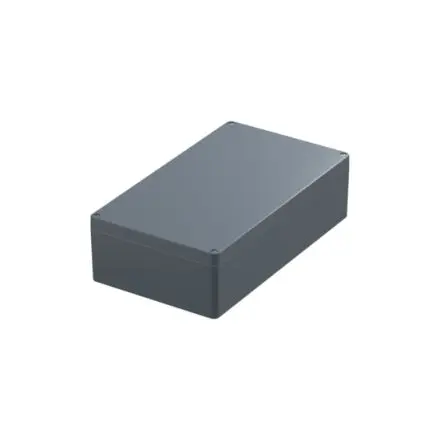 Produktfoto 1 von nVent SCHROFF IP-Pro Alu EMC; Gehäuse; Aluminium; Silbergrau; IK09 IP65 Breite 400 mm Höhe 110 mm Länge 230 mm