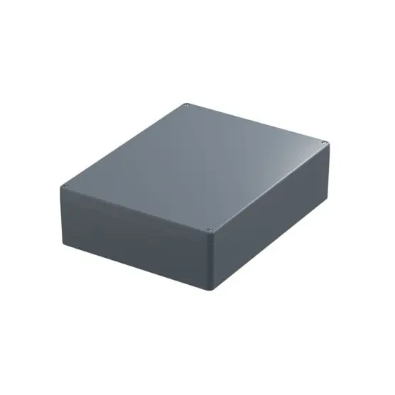 Produktfoto 1 von nVent SCHROFF IP-Pro Alu EMC; Gehäuse; Aluminium; Silbergrau; IK09 IP65 Breite 402 mm Höhe 110 mm Länge 310 mm
