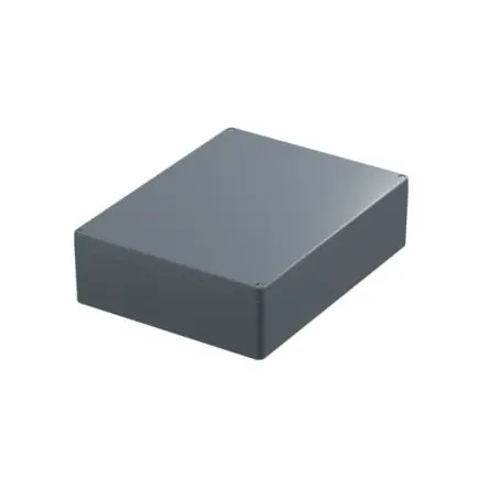 Produktfoto 1 von nVent SCHROFF IP-Pro Alu EMC; Gehäuse; Aluminium; Silbergrau; IK09 IP65 Breite 402 mm Höhe 110 mm Länge 310 mm