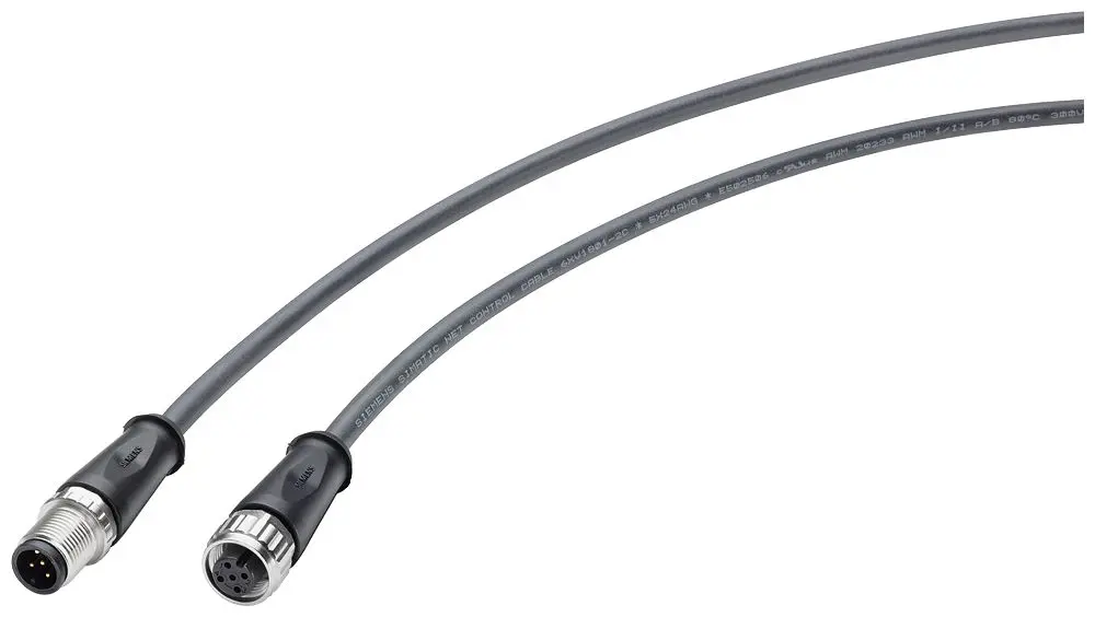 Produktfoto 1 von Siemens 6XV, 5-polig Sensor-Betätigungselementkabel, Gerade M12 Stecker 5 / Gerade M12 Buchse, Länge 5 m
