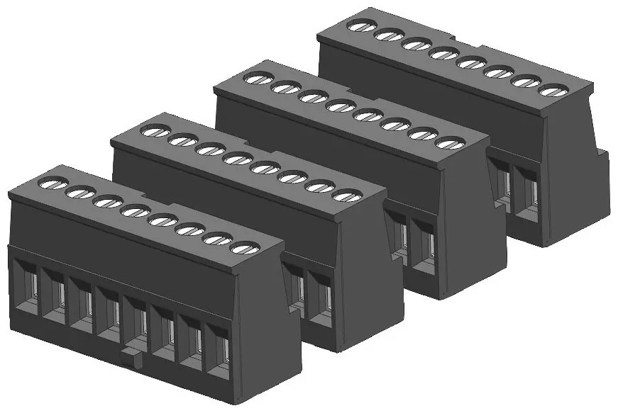 Produktfoto 1 von Siemens S7-1200 Printklemme, Oberfläche, 8-polig / 1-reihig