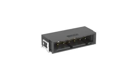 Produktfoto 1 von Fischer MaxiBridge Leiterplattenleiste gewinkelt, 6-polig / 1-reihig, Raster 2.54 mm Raster Oberfläche, Kabel-Platine,