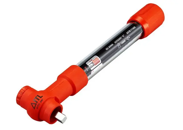 Produktfoto 1 von ITL Insulated Tools Ltd 3/8 in Mechanischer Drehmomentschlüssel Sechskant 5 To 25 Nm, Länge 285 mm
