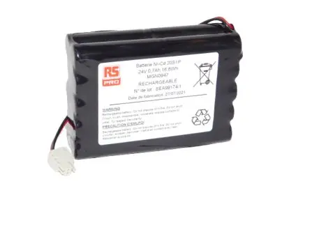 Produktfoto 1 von RS PRO RS PRO AA NiCd Akku, 24 V / 700 mAh
