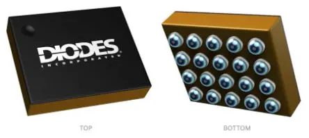 Produktfoto 1 von DiodesZetex Buck-Boost-Wandler 2-Kanal, 2 A 2.5 MHz WLCSP-20 20-Pin Programmierbar 5.14V 2.6 V