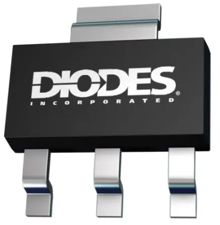 Produktfoto 1 von DiodesZetex Oberfläche Bipolartransistor PnP -80 V / -1 A, SOT-223 4-Pin