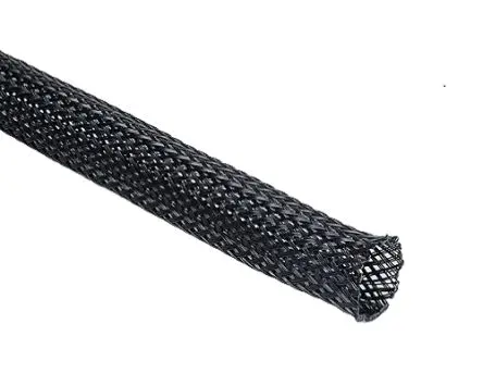 Produktfoto 1 von HellermannTyton Helagaine HEGPX Schutzhülse Schwarz Polyethylenterephthalat für Kabel-Ø 3 mm, Kabel ø 70 mm, Länge 100m