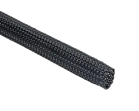 Produktfoto 1 von HellermannTyton Helagaine HEGPX Schutzhülse Schwarz Polyethylenterephthalat für Kabel-Ø 3 mm, Kabel ø 70 mm, Länge 100m