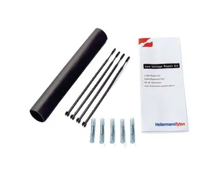 Produktfoto 1 von HellermannTyton Formteile, LVRK-L, Polyolefin Haftrücken, Schwarz 24 mm 110 °C