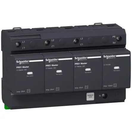 Produktfoto 1 von Schneider Electric, Überspannungsableiter DIN-Hutschiene Acti9 Acti9 Parafoudre
