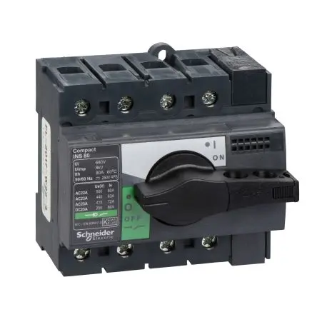 Produktfoto 1 von Schneider Electric ComPacT INS Trennschalter 4-polig DIN-Hutschiene