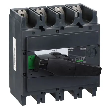 Produktfoto 1 von Schneider Electric Compact Trennschalter 4-polig Schwarz