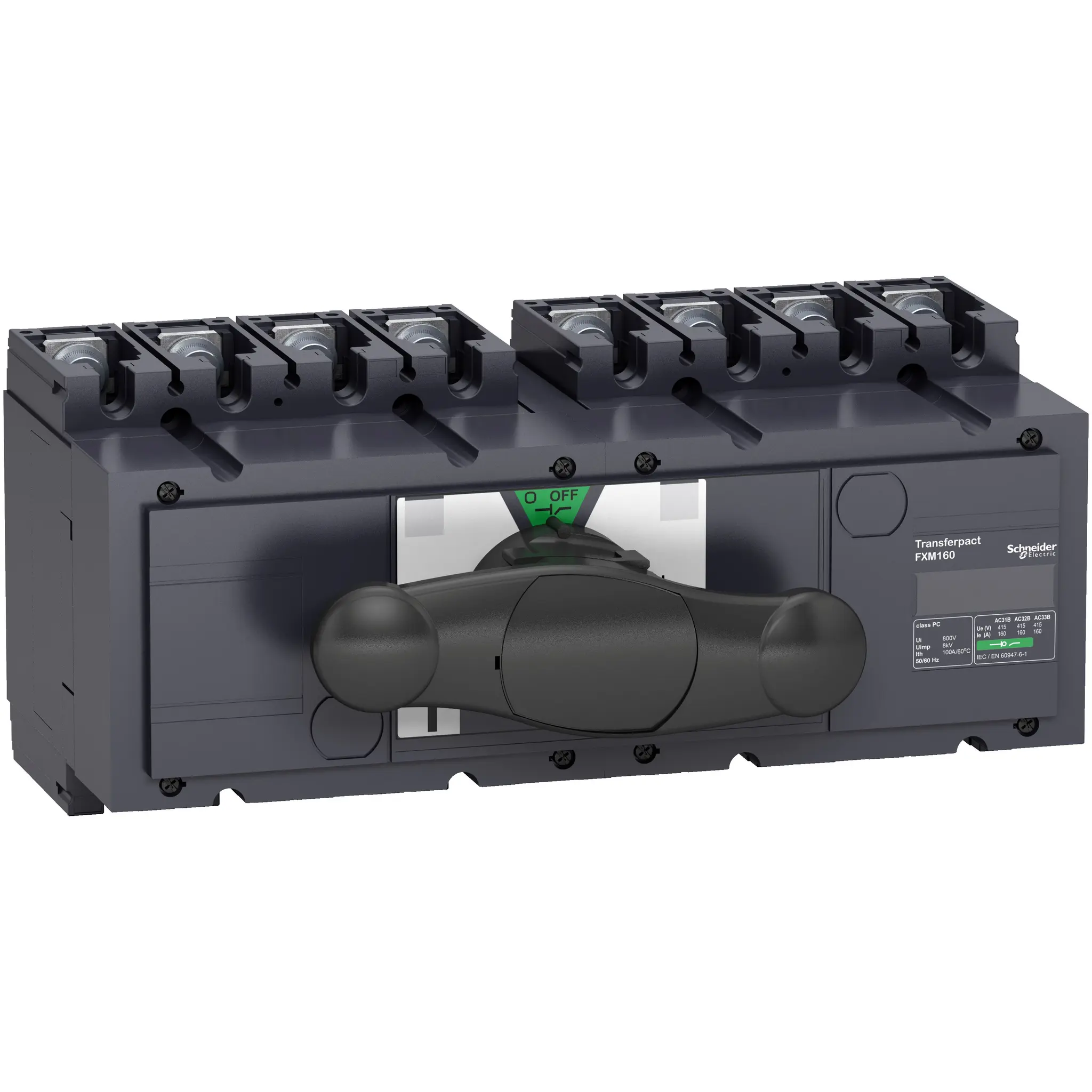 Produktfoto 1 von Schneider Electric Trennschalter 4-polig 160A ComPact