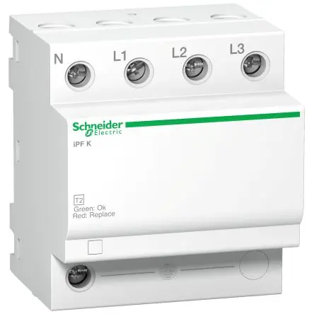 Produktfoto 1 von Schneider Electric, Industrie-Überspannungsableiter 15 kA DIN-Hutschiene Acti9 Acti9