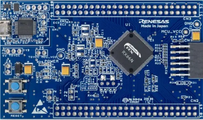 Produktfoto 1 von Renesas Electronics RX660 Target Board MCU, Entwicklungsboard Entwicklungstool Microcontroller