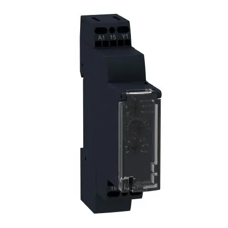 Produktfoto 1 von Schneider Electric Harmony Time Zeitrelais, DIN-Hutschiene 12 to 240 V ac/dc 12V ac, 240 V ac, 0.1 s to 100h, 1 Kont.