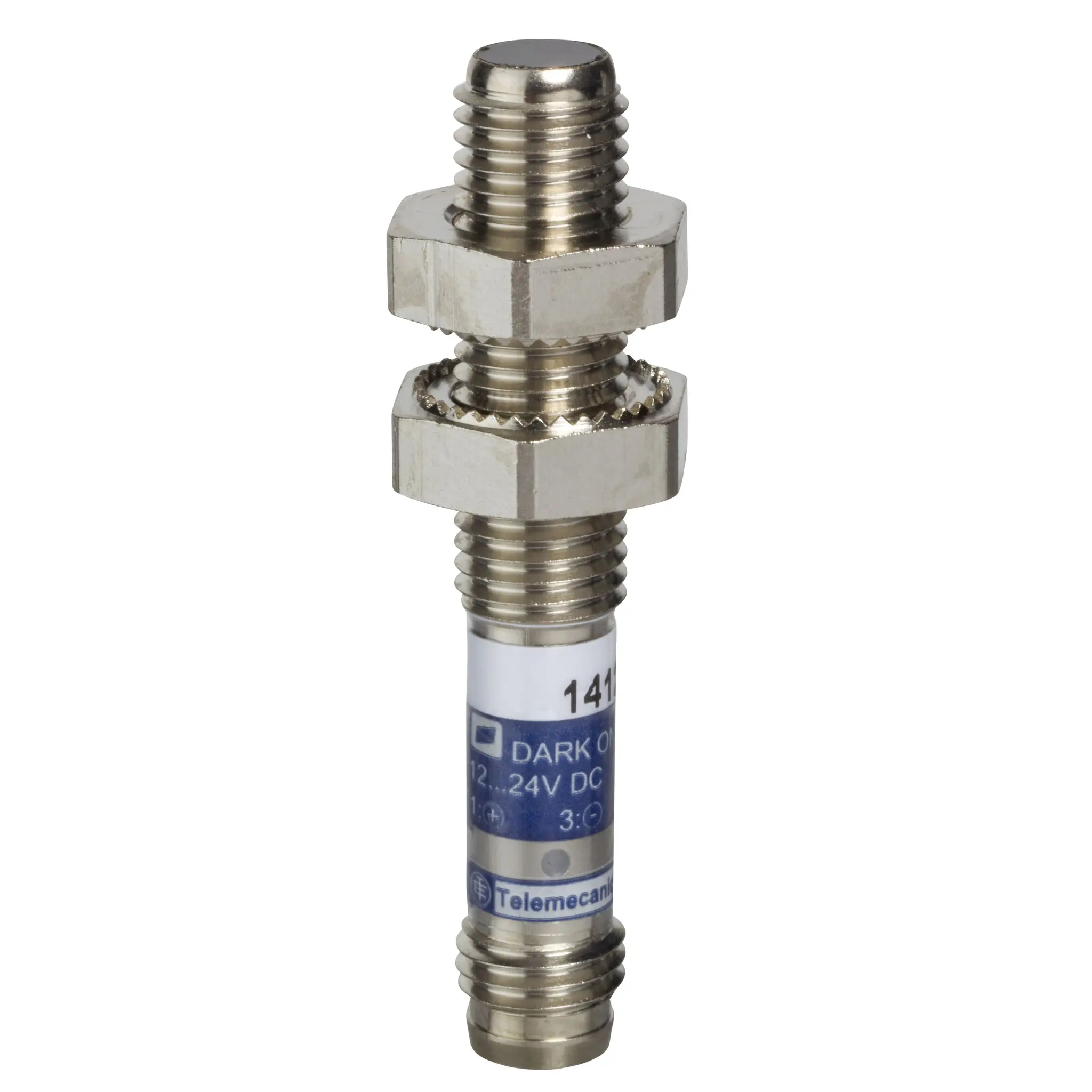 Produktfoto 1 von Telemecanique XUA zylindrisch Optischer Sensor, Diffus, Bereich 50 mm, PNP Ausgang, 1 Stecker M8