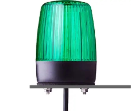 Produktfoto 1 von AUER Signal PCH LED Filament/Warnsummer, Dauer LED-Signalleuchte 24V ac/dc Grün Basis, Ø 75 mm x 100 mm IP69, IP67