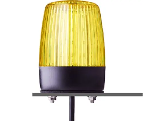 Produktfoto 1 von AUER Signal PCH LED Blinkend, Dauer LED-Signalleuchte Gelb, 24 V AC/DC, Ø 75mm