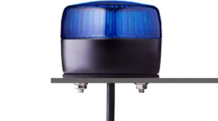 Produktfoto 1 von AUER Signal PCL LED Filament/Warnsummer, Dauer LED-Signalleuchte 24V ac/dc Blau Basis, Ø 75 mm IP69, IP67
