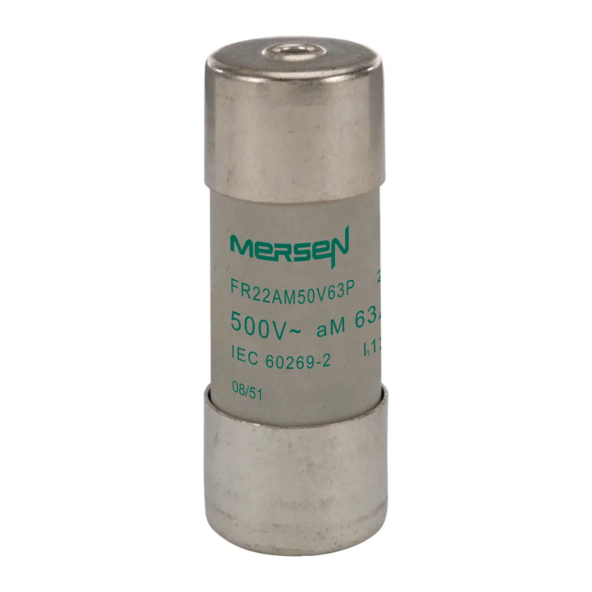 Produktfoto 1 von Mersen Ferrule fuse-links Patronensicherung AM / 63 A 22.2 x 58 mm 500 V ac Keramik
