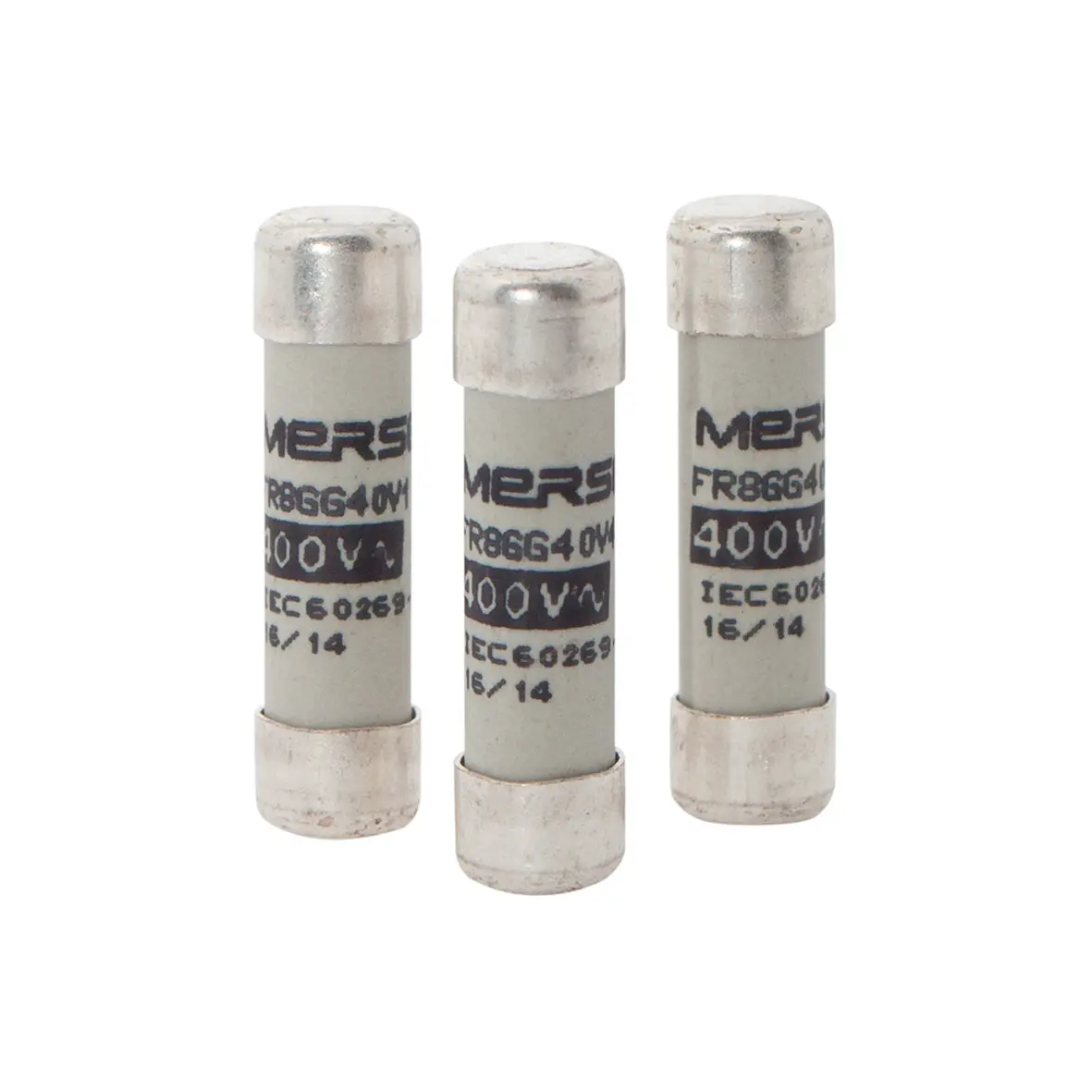 Produktfoto 1 von Mersen Ferrule fuse-links Patronensicherung gG / 2 A 8.5 x 31.5 mm 400 V ac Keramik