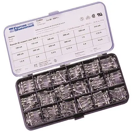 Produktfoto 1 von Mersen IEC Miniature Fuses Patronensicherung Flink / 0.1A, 6.3 A 5 x 20 mm 250V ac Glas