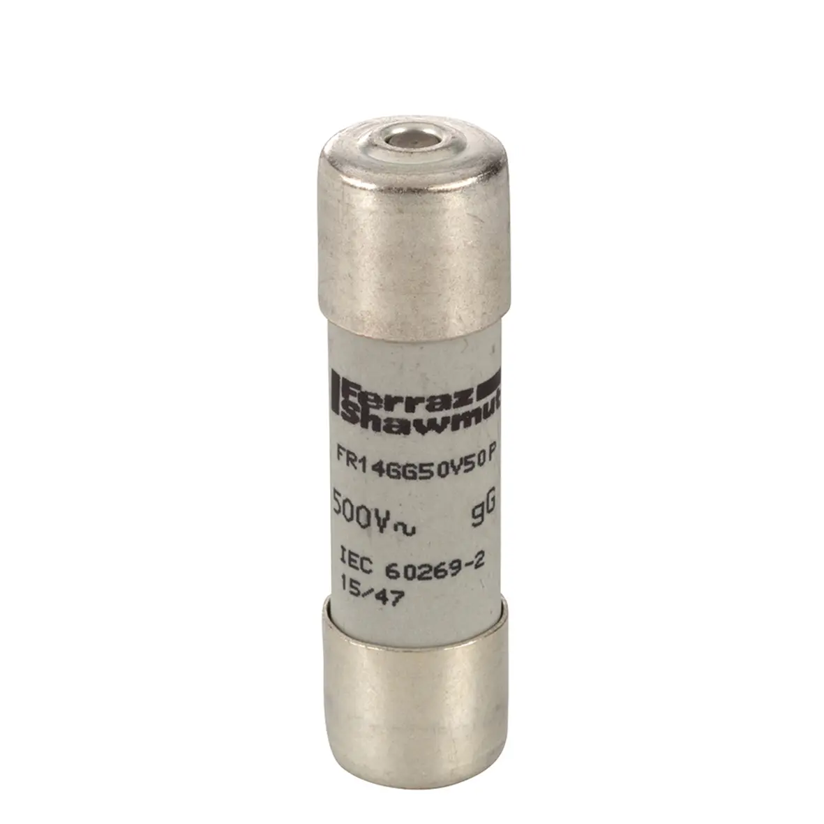 Produktfoto 1 von Mersen Ferrule fuse-links Patronensicherung gG / 50 A 14 x 51 mm 500 V ac Keramik