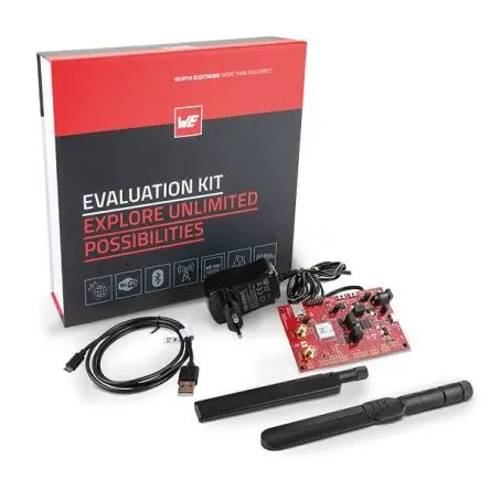 Produktfoto 1 von Würth Elektronik Adastrea-I LTE-Cat.M1 und NB1-IoT EV-Kit Evaluierungskit Adastrea-I Evaluierungsplatine LTE-M für