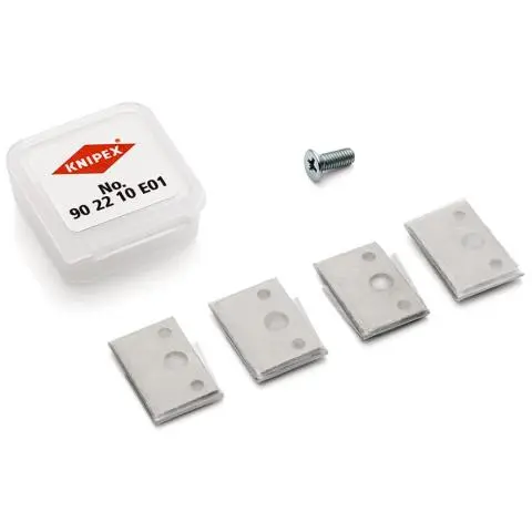 Produktfoto 1 von Knipex Schneidklinge 70 x 11 mm Flach Stahl 11 mm 8-teilig