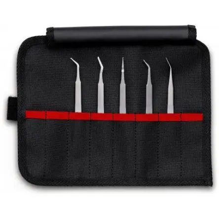 Produktfoto 1 von Knipex Edelstahl Pinzette, 120mm Antimagnetisch 1-teilig ESD-Sicherheit