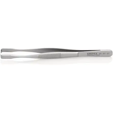 Produktfoto 1 von Knipex Edelstahl Pinzette, 143mm, Spitze Abgewinkelt Antimagnetisch 1-teilig