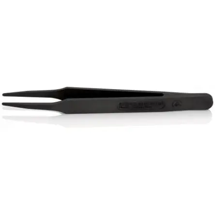 Produktfoto 1 von Knipex Kunststoff Pinzette, 115mm, Spitze Gerade Antimagnetisch 1-teilig ESD-Sicherheit