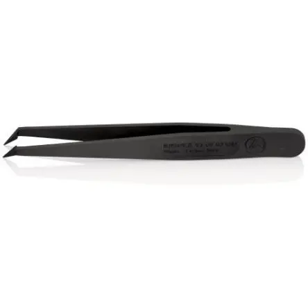 Produktfoto 1 von Knipex Kunststoff Pinzette, 110mm, Spitze Gerade Antimagnetisch 1-teilig ESD-Sicherheit
