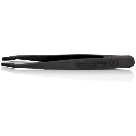 Produktfoto 1 von Knipex Kunststoff Pinzette, 115mm, Spitze Gerade Antimagnetisch 1-teilig ESD-Sicherheit