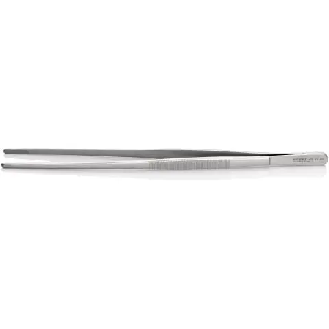 Produktfoto 1 von Knipex 92 61 02 Edelstahl Pinzette, 300 mm Gerade, Spitze Geriffelt Antimagnetisch 1-teilig