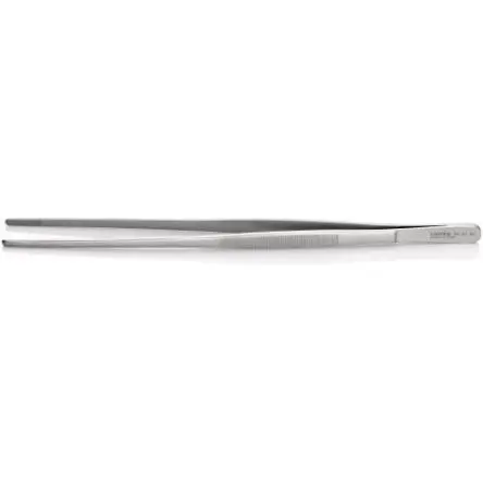 Produktfoto 1 von Knipex Edelstahl Pinzette, 300mm, Spitze Abgerundet Antimagnetisch 1-teilig