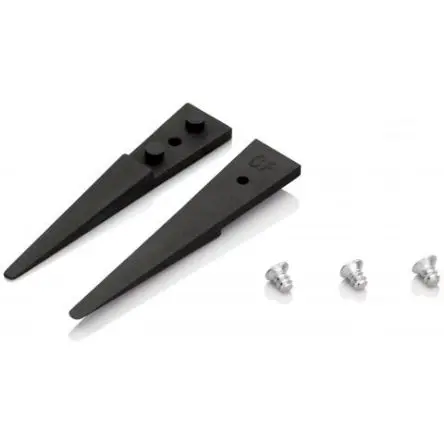 Produktfoto 1 von Knipex CFK Pinzette mit Austausch-Spitzen, 40mm, Spitze Gerade Antimagnetisch 1-teilig ESD-Sicherheit