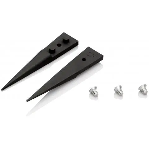 Produktfoto 1 von Knipex 92 89 05 CFK Pinzette mit Austausch-Spitzen, 40 mm Gerade, Spitze Glatt Antimagnetisch 1 Paar-teilig ESD-sicher