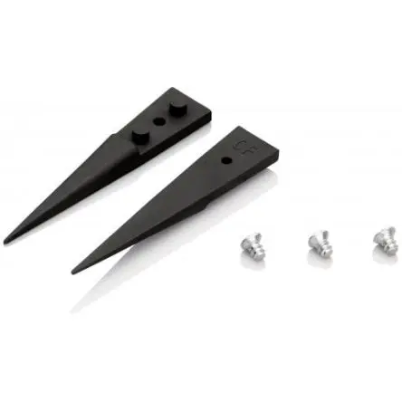 Produktfoto 1 von Knipex CFK Pinzette mit Austausch-Spitzen, 40mm, Spitze Gerade Antimagnetisch 1-teilig ESD-Sicherheit